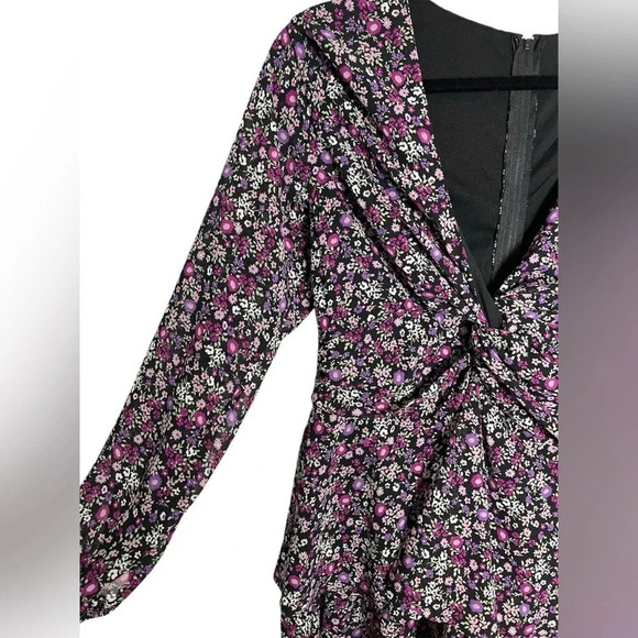 Speechless Womens Twist Front Mini Fit & Flare Dress Junior Size 13 - Picture 5 of 7